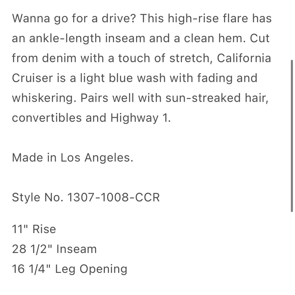 Blue Straight Leg Jeans - Picture 3 of 5